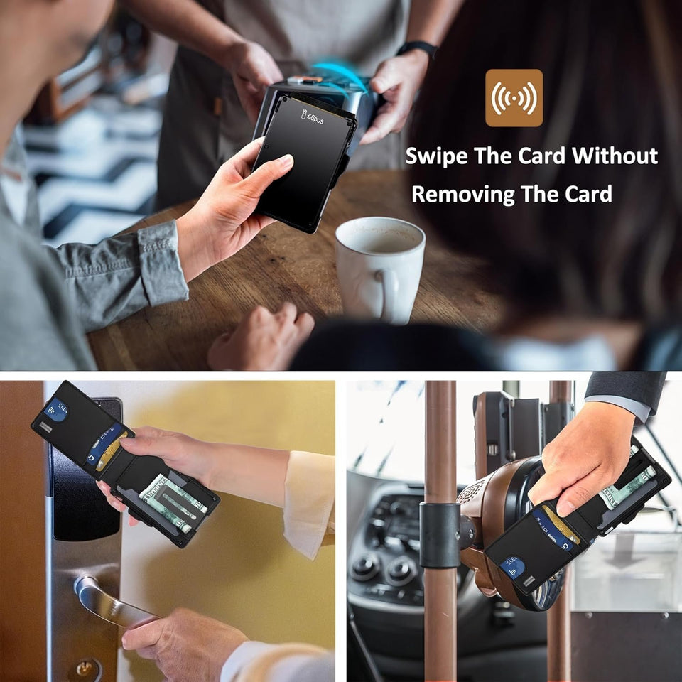 VaultOne - Premium RFID AirTag Wallet