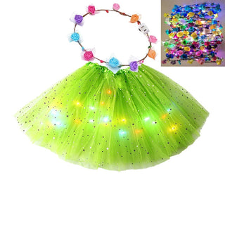 GlowTwirl – Light-Up Star Mesh Princess Tutu