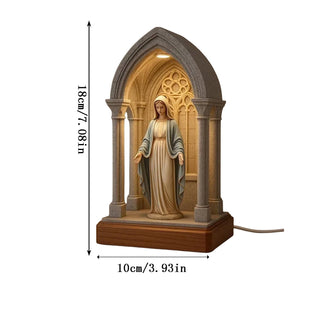 HaloLight – Virgin Mary LED Prayer Table Lamp