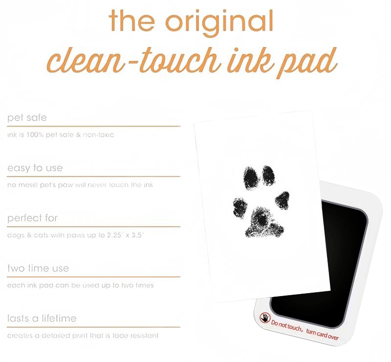 PawKeepsake – Clean Touch Pet Print Memory Kit