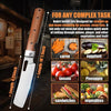 CocoSlice - Artisan Wood Handle Santoku Knife