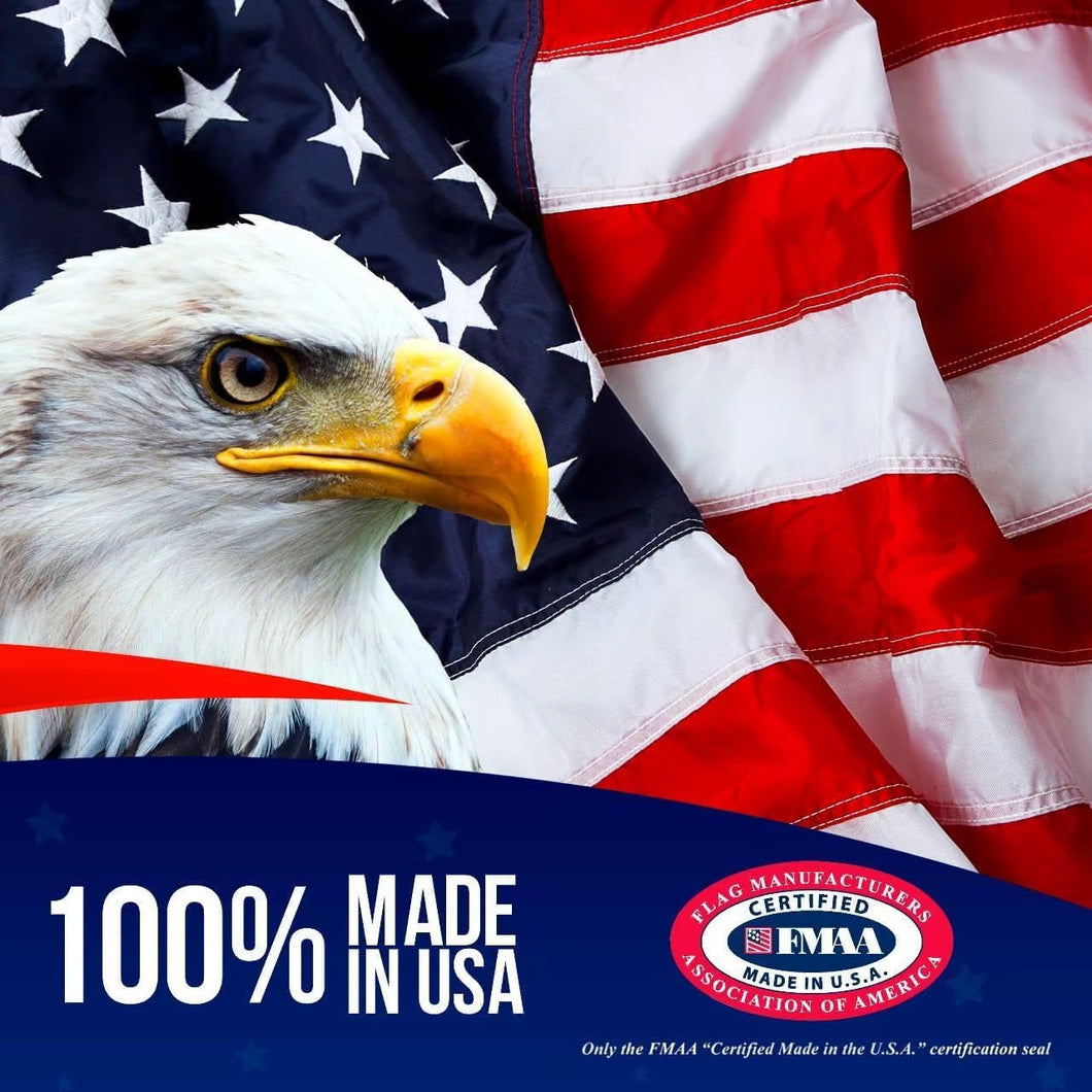 FreedomStitch – Premium Embroidered American Flag