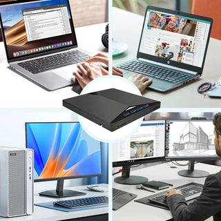 DiscMate Pro – USB 3.0 Type-C External CD/DVD Drive