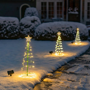 Solar LED Christmas Tree Lights marnetic
