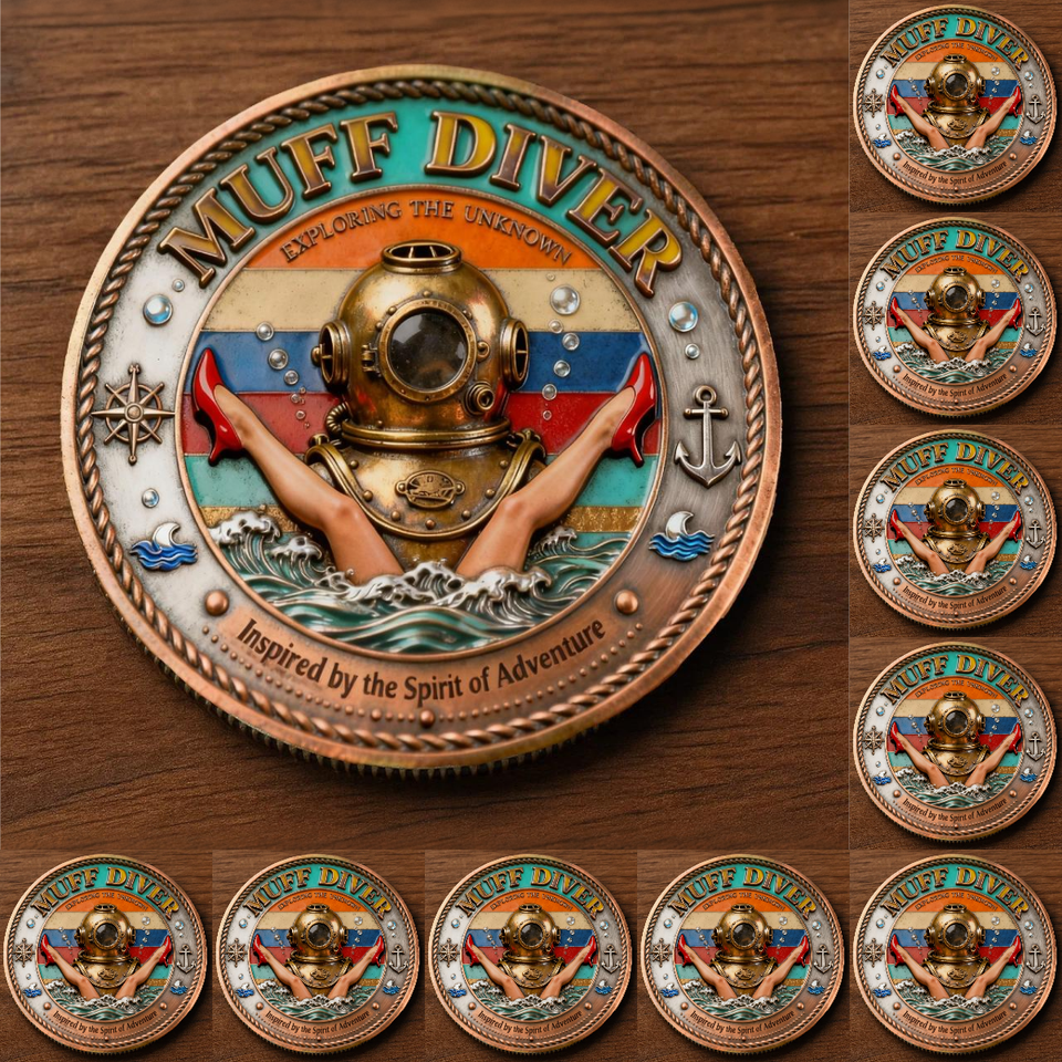 🏆Black Friday 60% OFF - 🍻 “Muff Diver – Exploring the Realm of Adventure” Commemorative Coin ⚓️