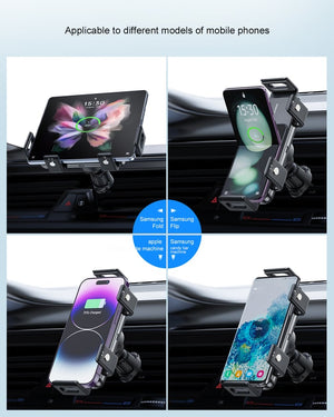 SmartClamp - High-Speed Wireless Car Mount Charger