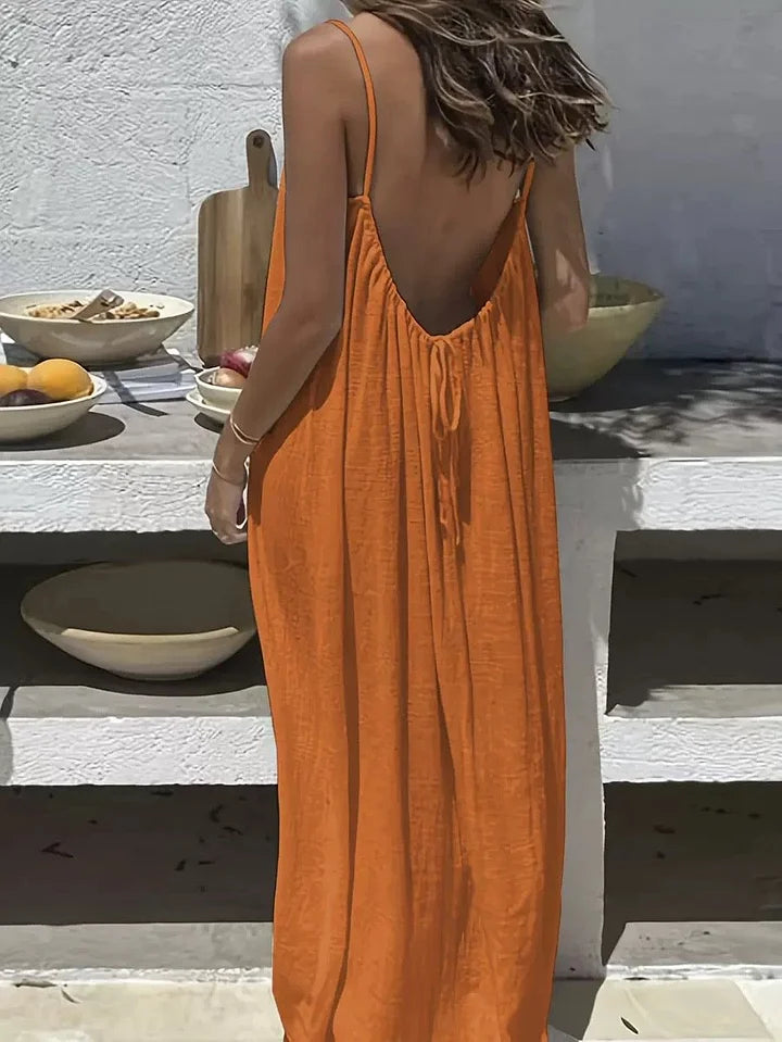 TwilightElegance - Backless Silhouette Dress
