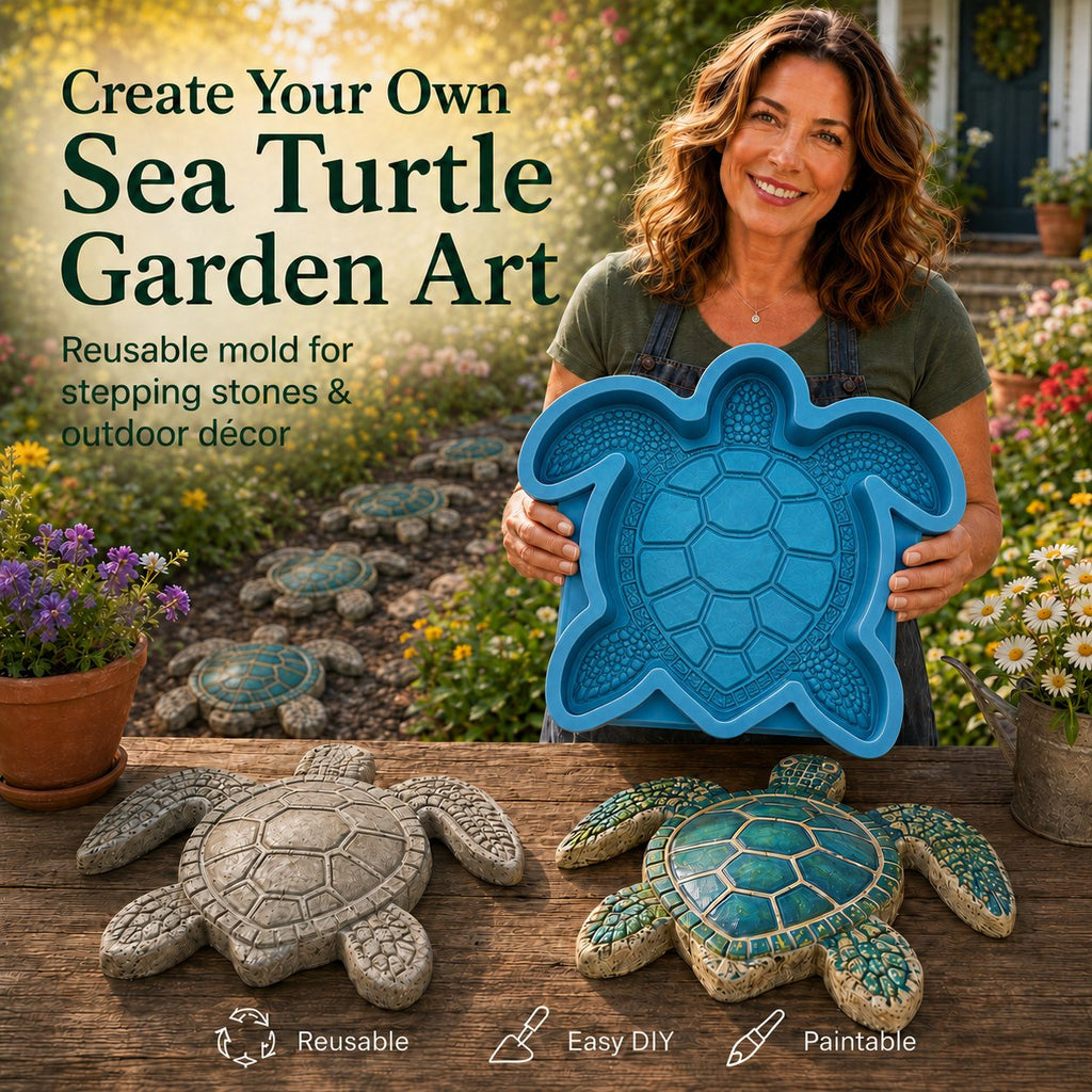 OceanCore – Reusable Coastal Garden Stepping Stone Mold