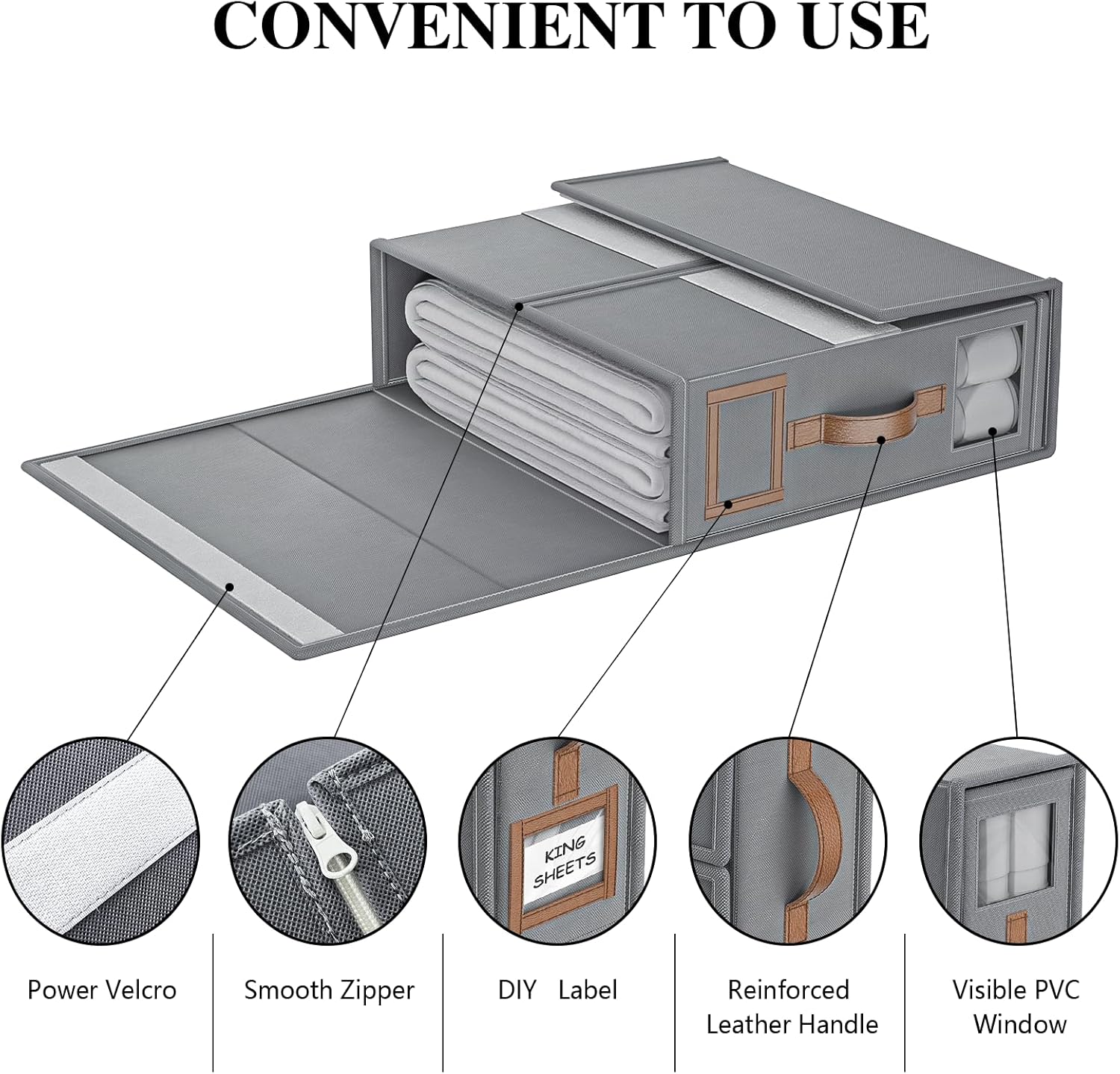 LinenLock – Foldable Sheet Storage Set