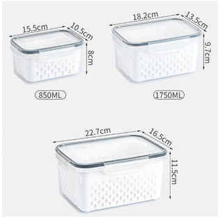CoolCrate - Smart Fridge Bin for Long-Lasting Freshness