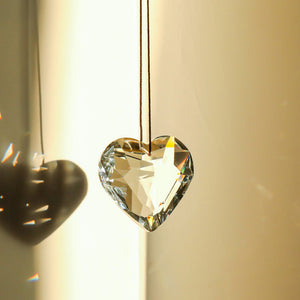 GlowHeart - Colorful Crystal Suncatcher