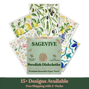 EcoWipe - Swedish Dishcloths - Replace Paper Towels & Reduce Waste