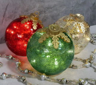 CelestiLight - Warm White Glass Decor Trio