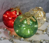 CelestiLight - Warm White Glass Decor Trio