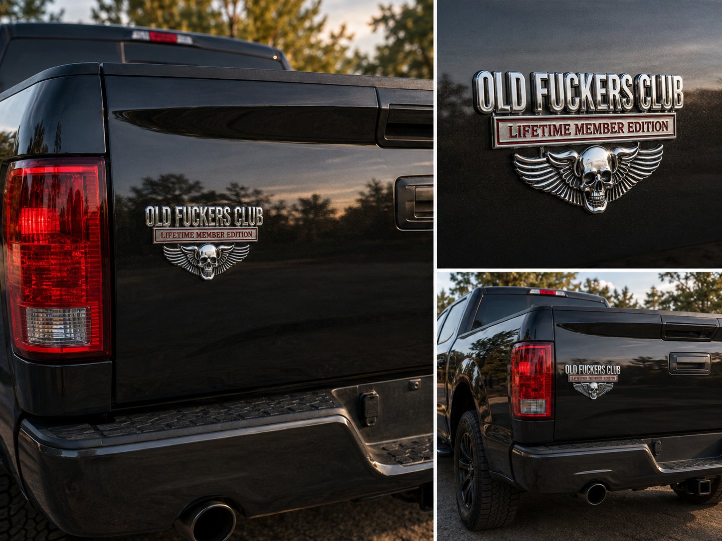 RoadLegend – Lifetime Member Metal Car Emblem