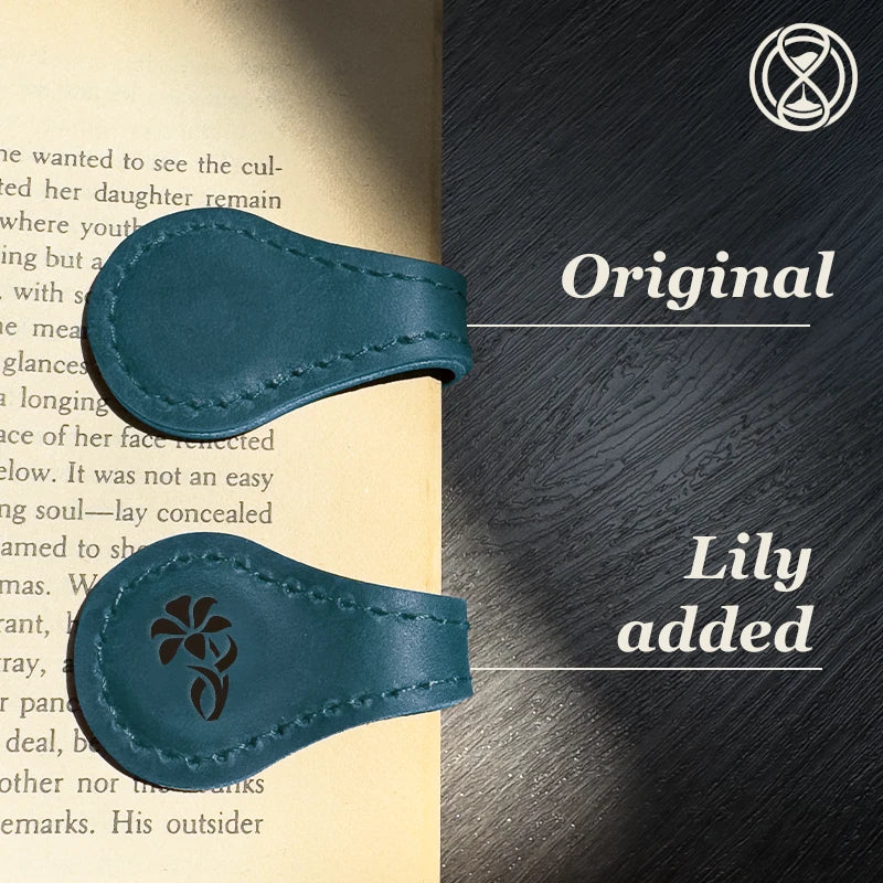 MagniMark -  Multifunctional Magnetic Leather Bookmark