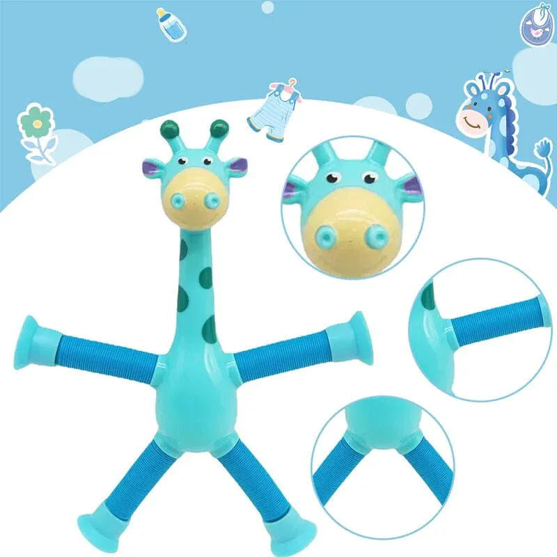 GiraffeStretch – Fun Telescopic Suction Toy