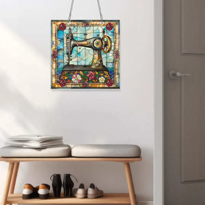 SewGleam – Vintage Sewing Machine Suncatcher