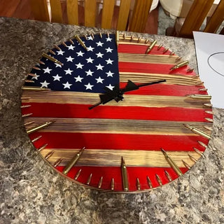 FreedomClock - Antique Military Decorative Bullet Clock