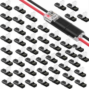 SnapConnect – Compact 2 Pin Plug for 18–22 AWG Cable