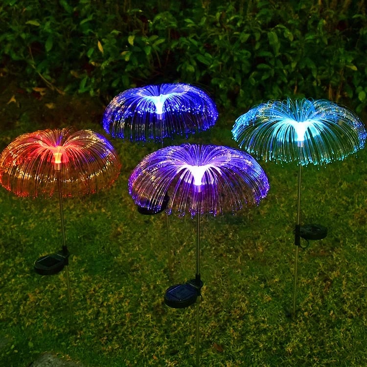 JellyGlow – Solar Color-Changing Jellyfish Lights