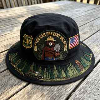 🇺🇸 Last Day Promo: 49% OFF - 🐻USFS Only You Can Prevent Wildfires Boonie Hat🌲