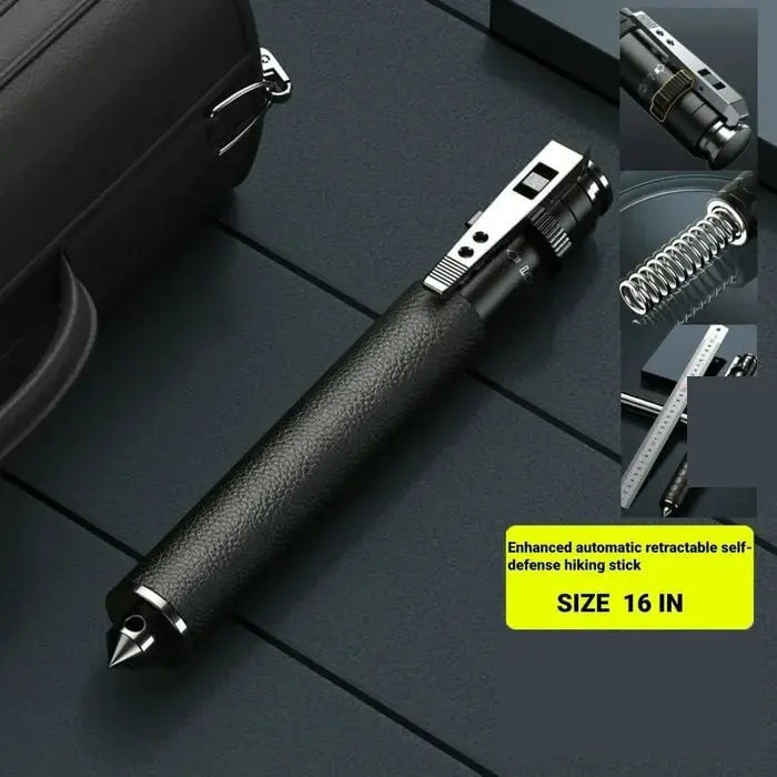 Enhanced Automatic Retractable Self-defense Hiking Stick marnetic
