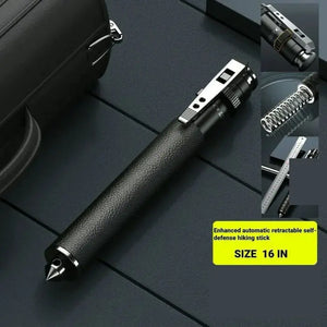 Enhanced Automatic Retractable Self-defense Hiking Stick marnetic