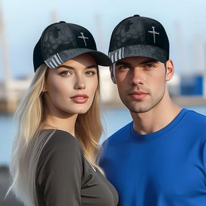 CrossMark – Christian Baseball Hat with Bonus Decal