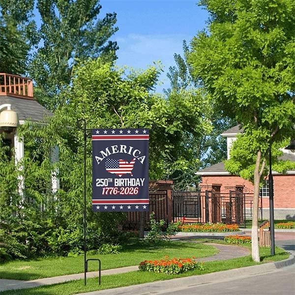 PatriotBanner – 250th Anniversary Garden Flag