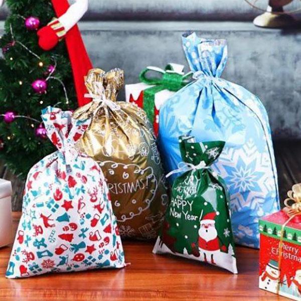 MerryEase – Biodegradable Christmas Drawstring Gift Bags