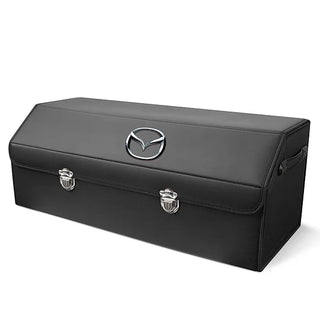 AutoNest - Elegant Leather Trunk Organization System