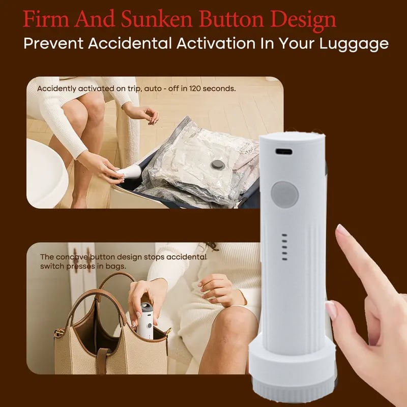 ✨LAST DAY ALERT 49% OFF🔥 X7 Cordless Travel Vacuum Bag