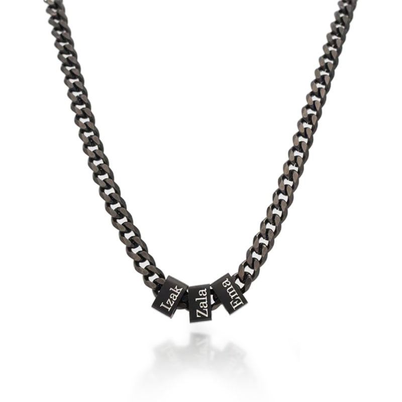 Blackstone Cross - Masculine Faith Necklace