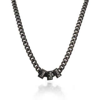 Blackstone Cross - Masculine Faith Necklace
