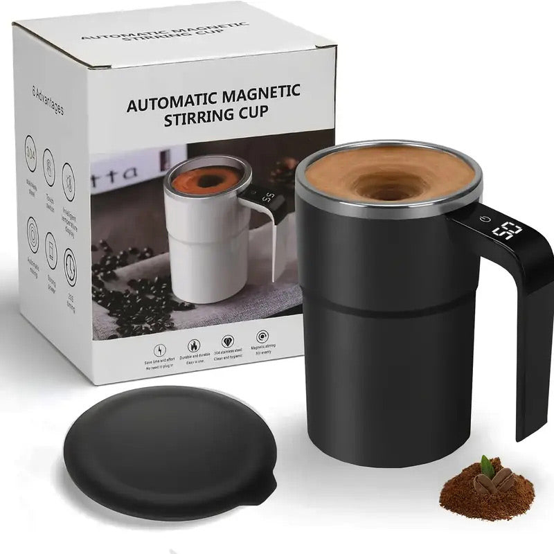 MixMate – Magnetic Self-Stirring Mug Set for Coffee & Tea