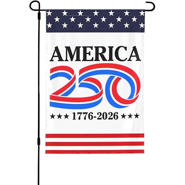 PatriotBanner – 250th Anniversary Garden Flag