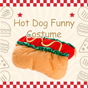 PetBun - Soft & Adjustable Hot Dog Outfit