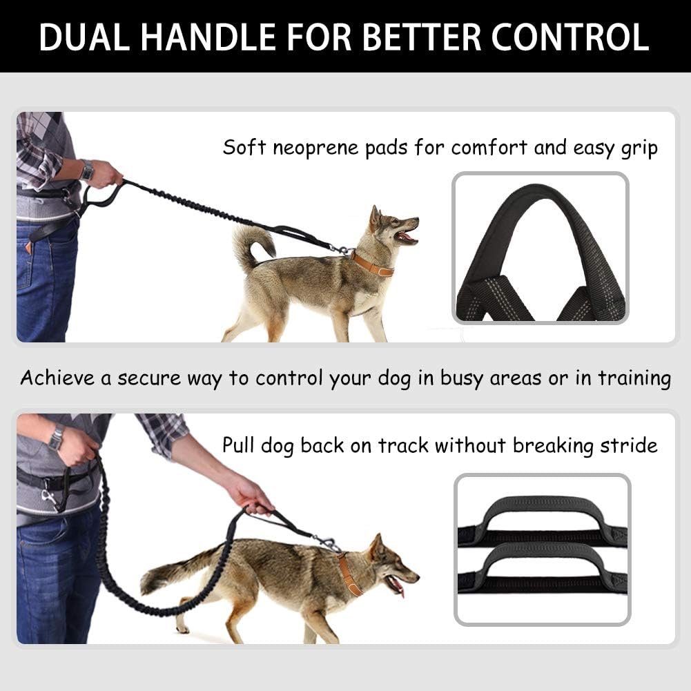 FreePace Leash - Waist Belt Dog Lead with Carry Pouch