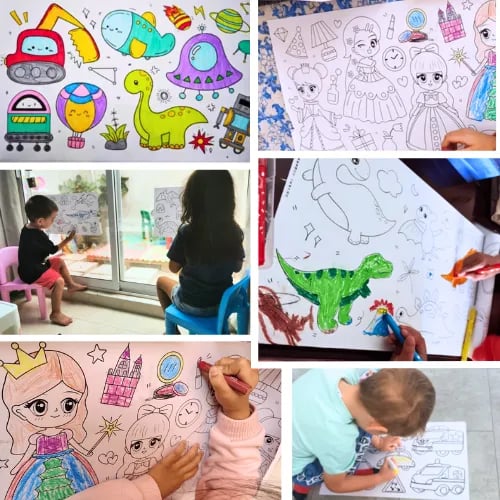 SketchyFun – Continuous Drawing Scroll for Kids