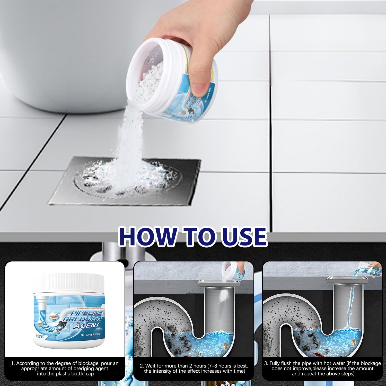 FlowForce – Heavy-Duty Drain Clog Remover