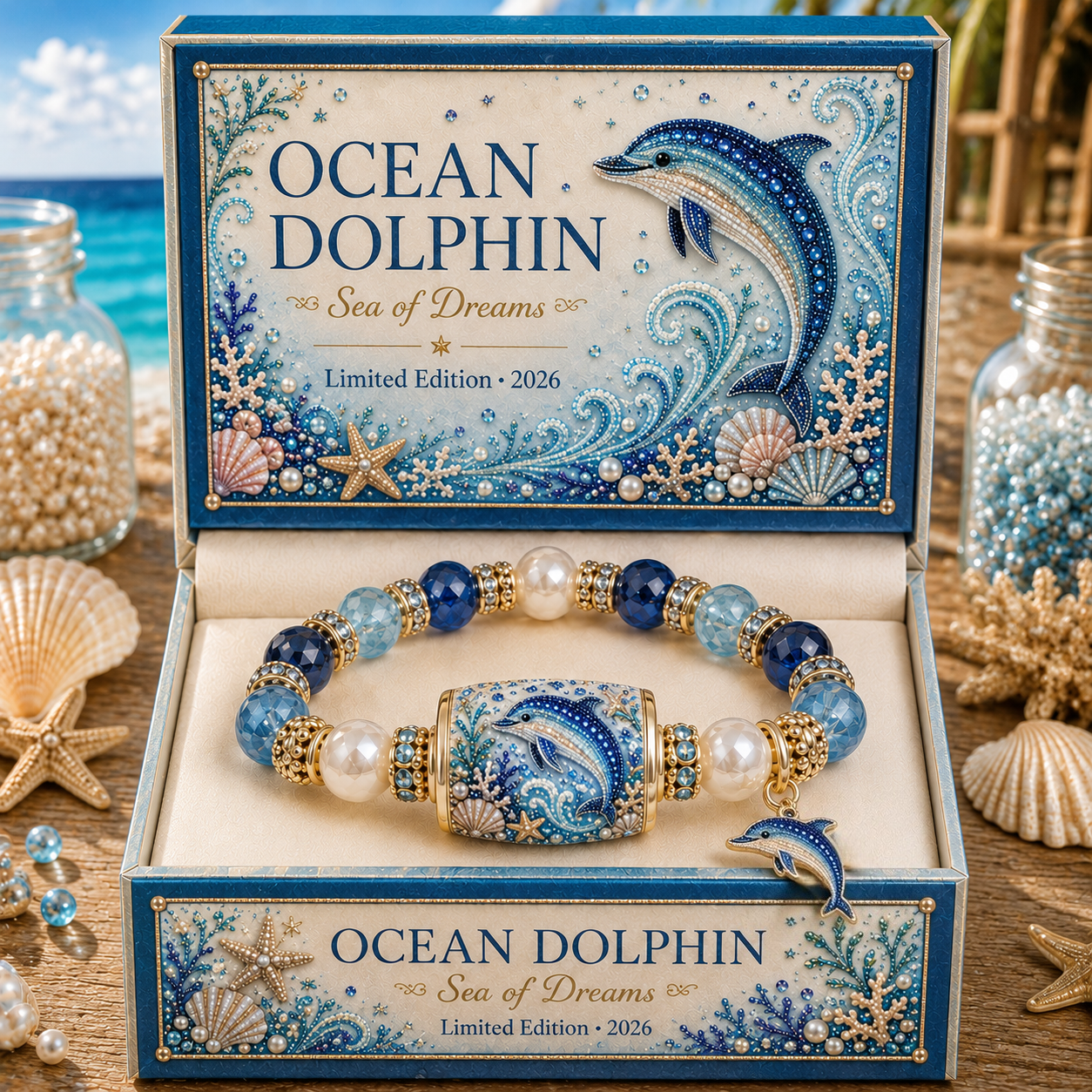 OceanAura – Guardian Charm Bracelet