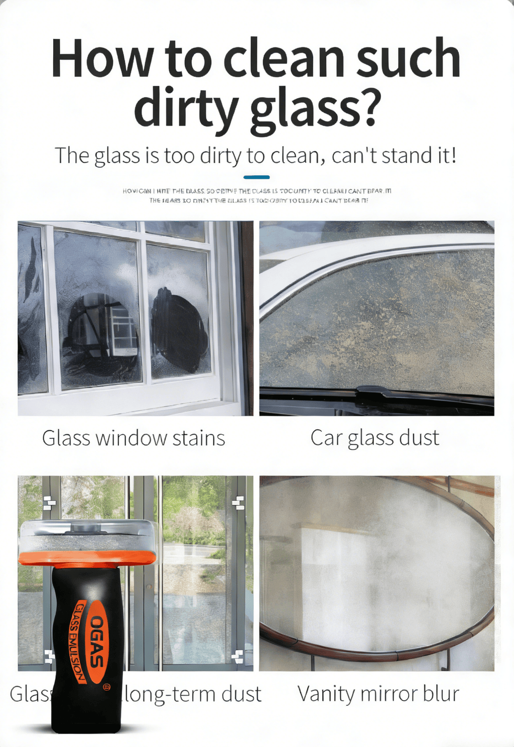 ClearGlide – Multi-Surface Oil Film Cleaning Brush
