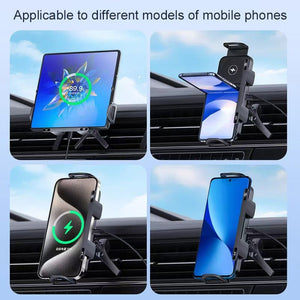 SmartClamp - High-Speed Wireless Car Mount Charger