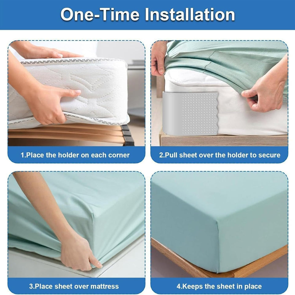 CornerLock - Adjustable Bed Sheet Clips