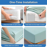 CornerLock - Adjustable Bed Sheet Clips