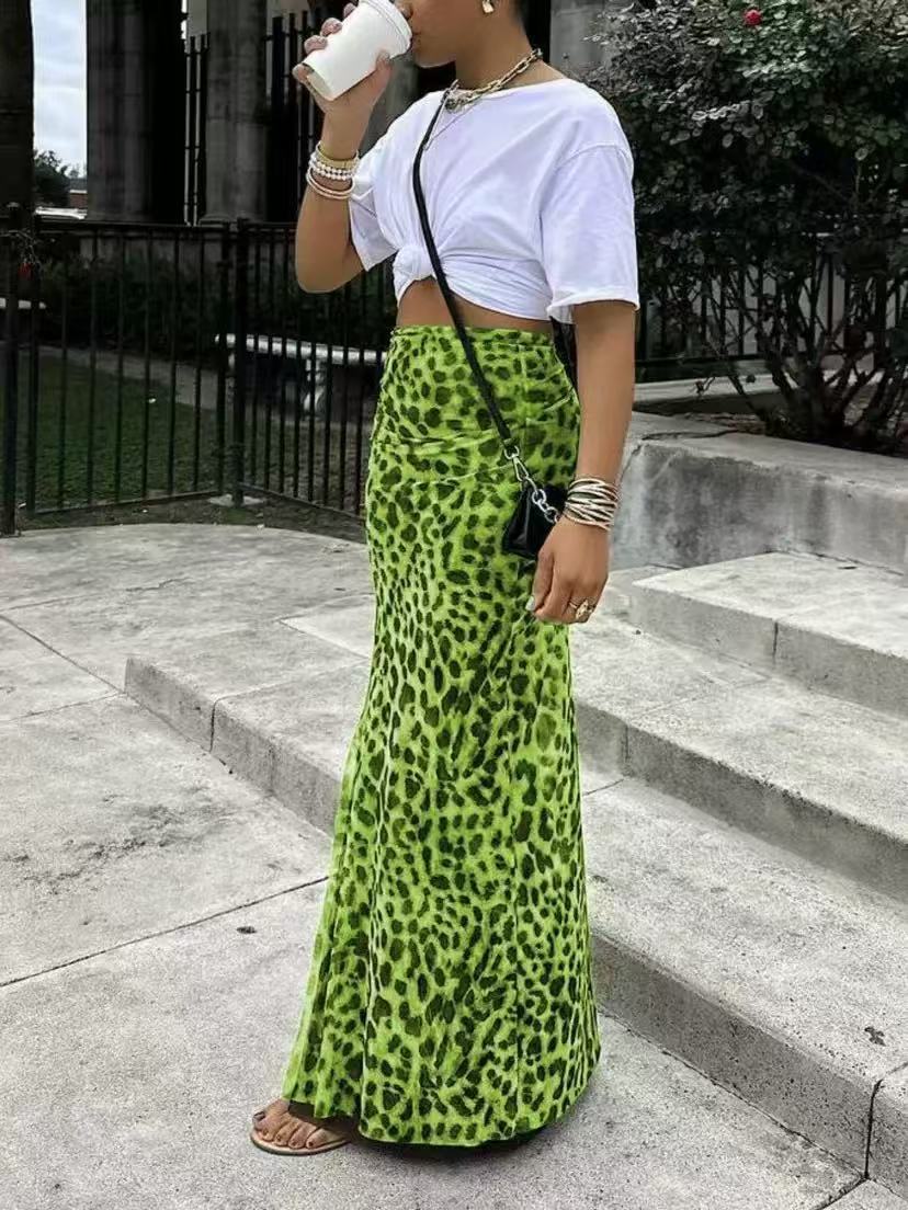 🔥Hot Sale 49% OFF-Women's High Waist Bodycon Leopard Printed Skirt