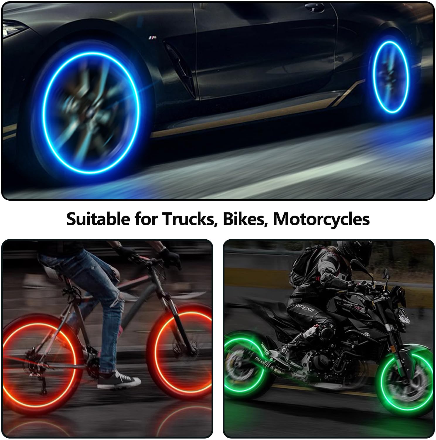 StellarSpin - Night-Glow Wheel Valve Covers