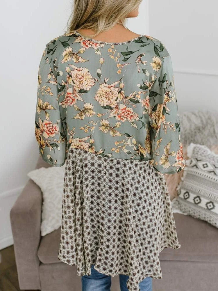 BloomBreeze – Floral Kimono Flowy Boho Cover Up