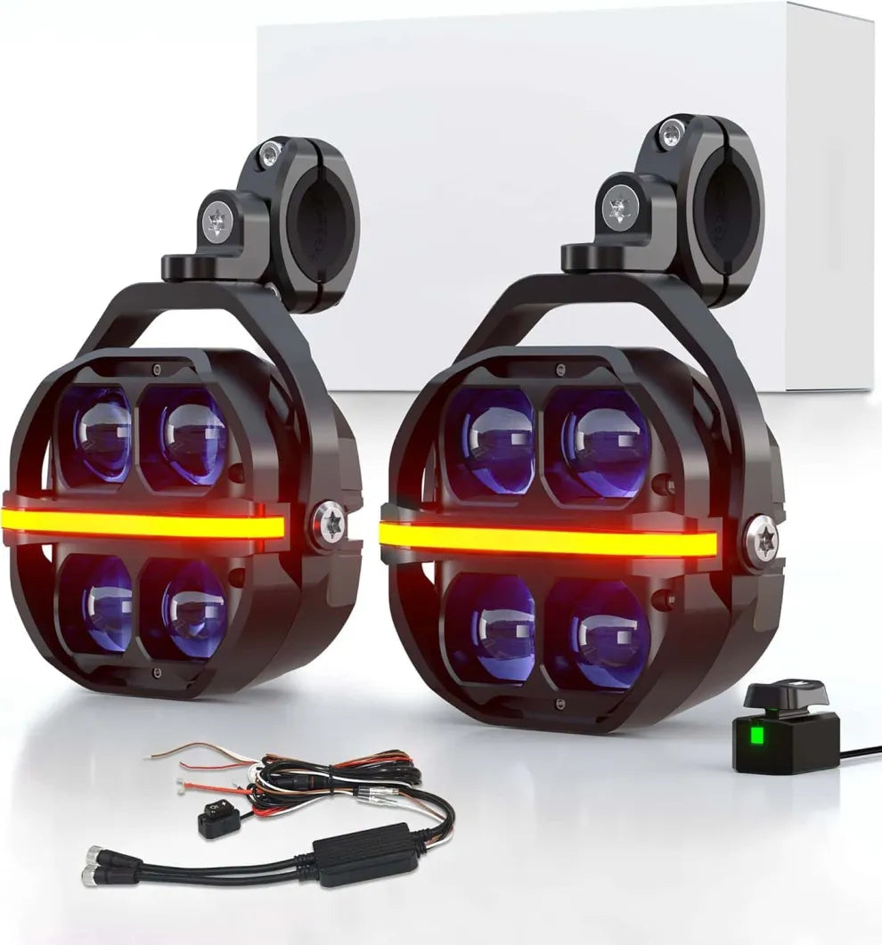 TrailGlow – 120W Round LED Fog Lights